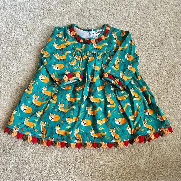 NWOT Cotton Kids Fox Dress - Picture 2 of 8